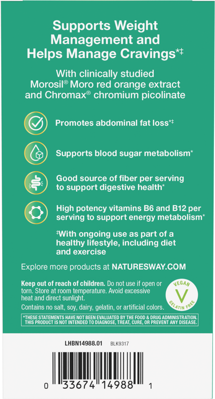 <{%360IMAGE2_14988%}>Nature's Way® | Weight Manager Drink Mix - back of pack