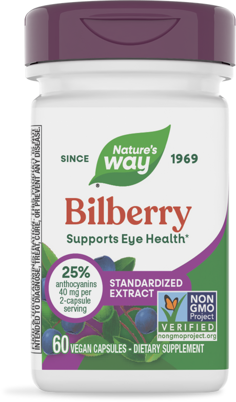 <{%PRIMARY_60500%}>Nature's Way® | Bilberry, 60 capsules