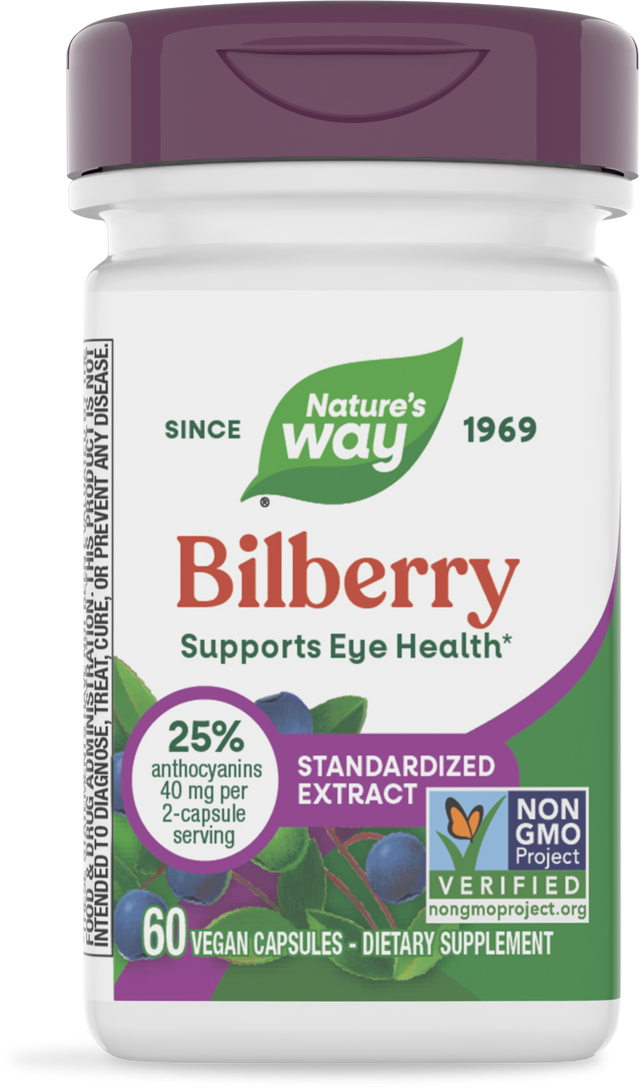 Nature's Way® | Bilberry, 60 capsules
