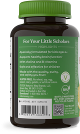 Nature's Way® | Kids Brain Builder Gummies - left side of pack