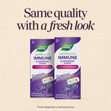Nature's Way® | Sambucus Immune Elderberry Syrup for Kids - package updates old to new