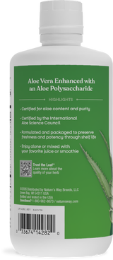 Nature's Way® | Aloe Vera Inner Leaf Gel & Juice - left side of pack