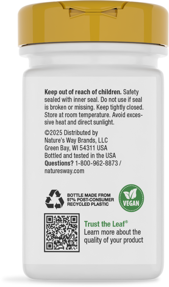 Nature's Way® | GABA - back of pack