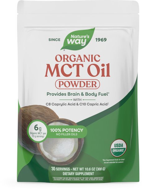 <{%PRIMARY_15970%}>Nature's Way® | Organic MCT Oil Powder, 10.6 oz (300 g)