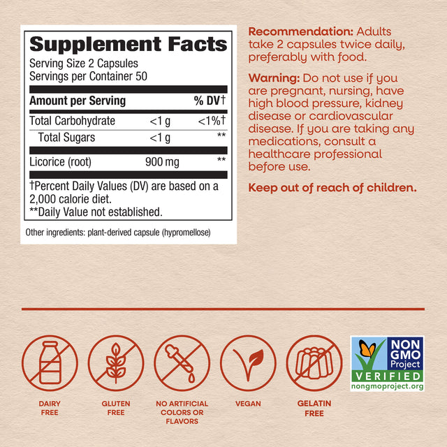 Nature's Way® | Licorice Root