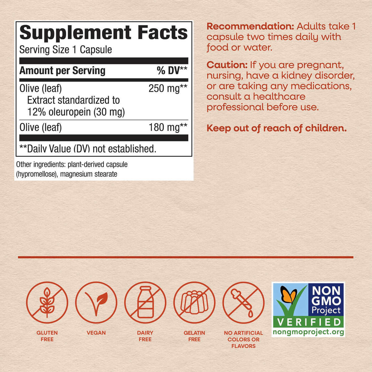 Nature's Way® | Olive Leaf Standardized Extract