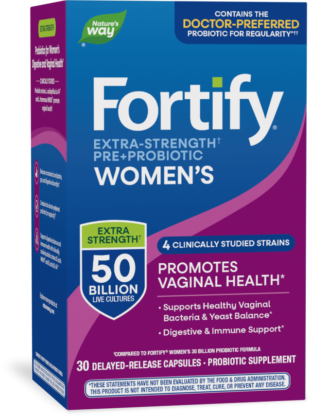 Nature's Way® | Fortify Women's Daily Pre+Probiotic, 30 capsules