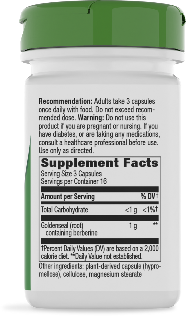 Nature's Way® | Goldenseal Root - right side of pack