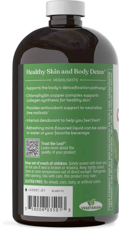 Nature's Way® | Chlorofresh Liquid Chlorophyll - left side of pack