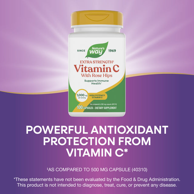 Nature's Way® | Vitamin C with Rose Hips Extra Strength