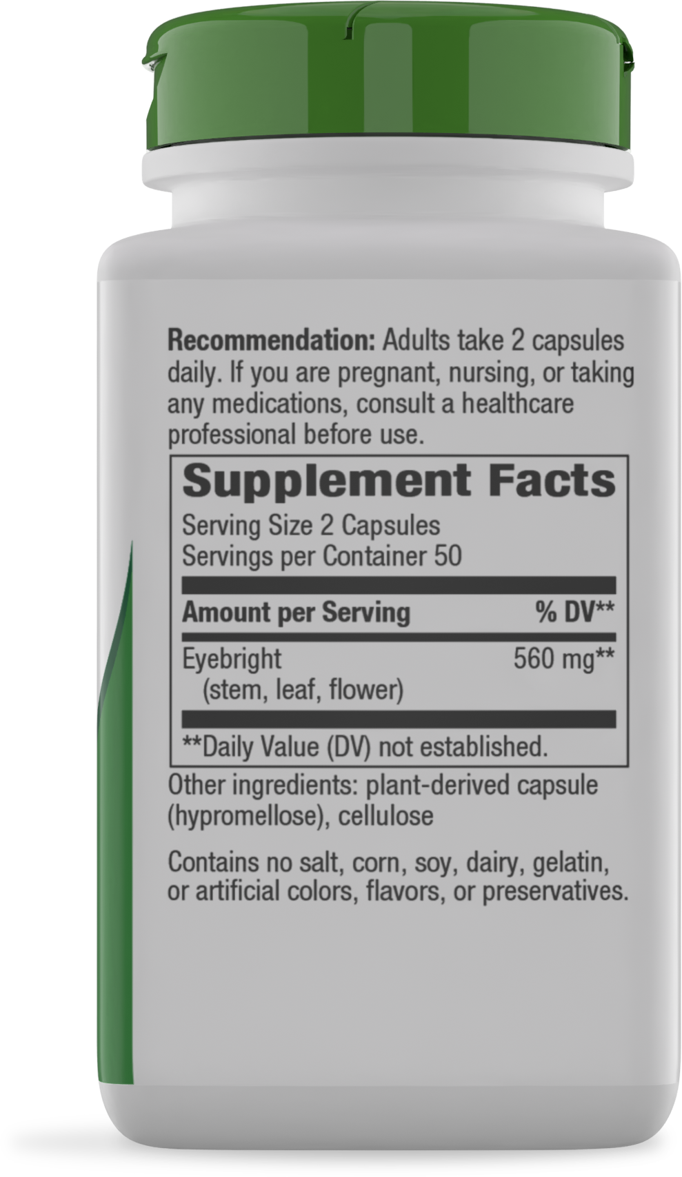 Nature's Way® | Eyebright Herb - right side of pack
