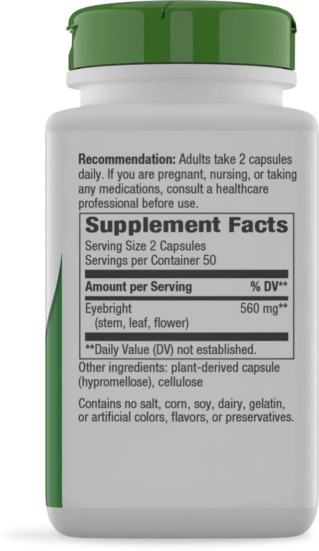 Nature's Way® | Eyebright Herb - right side of pack
