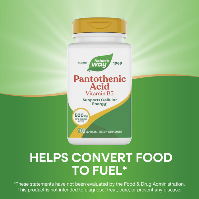 Nature's Way® | Pantothenic Acid Vitamin B5