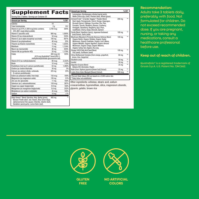 Nature's Way® | Alive! Max3 Potency Adult Complete Multivitamin-No Added Iron