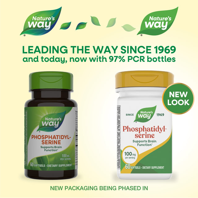 Nature's Way® | Phosphatidylserine - package updates old to new