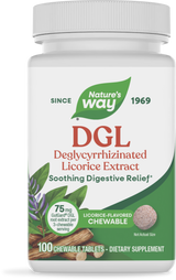 Nature's Way® | DGL, 100 chewables, Licorice