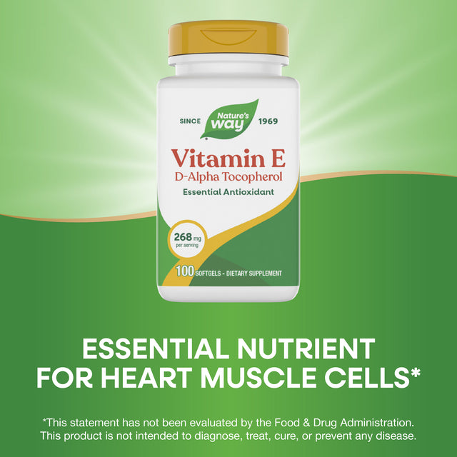 Nature's Way® | Vitamin E D-Alpha Tocopherol