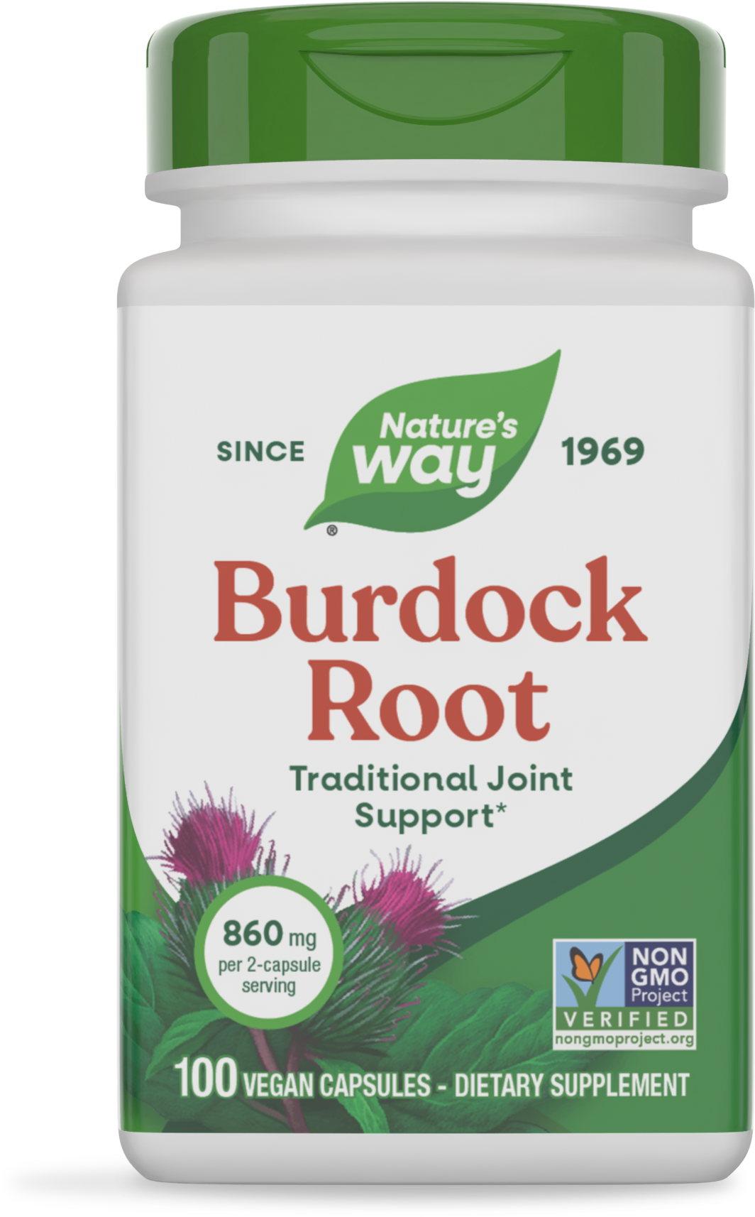 Nature's Way® | Burdock Root, 100 capsules