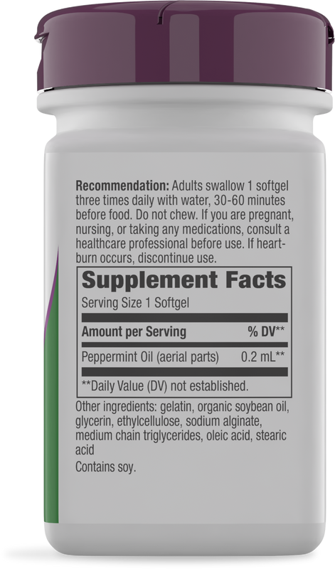 <{%360IMAGE1_14537%}>Nature's Way® | Pepogest (Peppermint Oil) - right side of pack