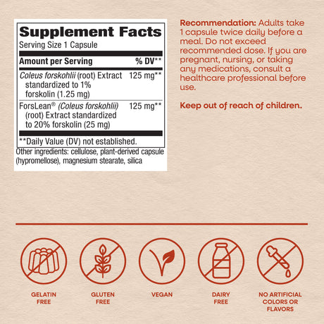 Nature's Way® | Forskohlii Standardized Extract
