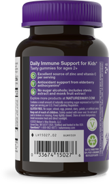 Nature's Way® | Sambucus Elderberry Zero Sugar Immune Gummies for Kids - left side of pack