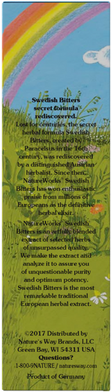 Nature's Way® | NatureWorks Swedish Bitters - left side of pack