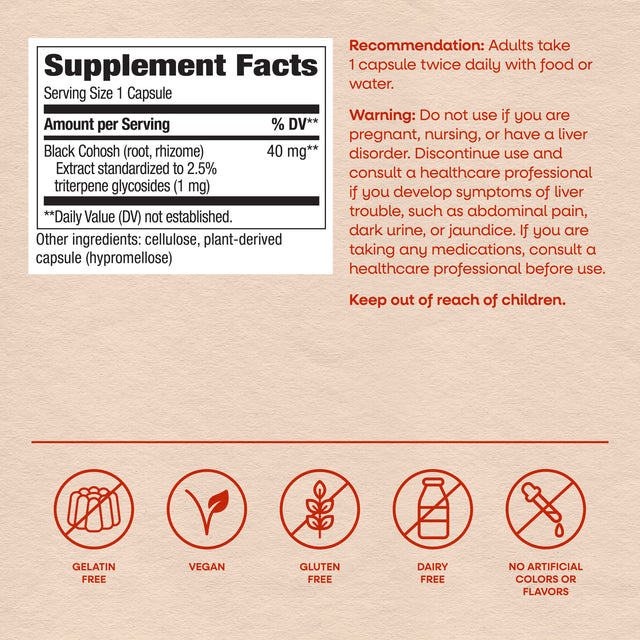 Nature's Way® | Black Cohosh
