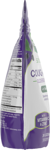 Nature's Way® | Sambucus Cough◊ + Throat* Elderberry Lozenge - right side of pack
