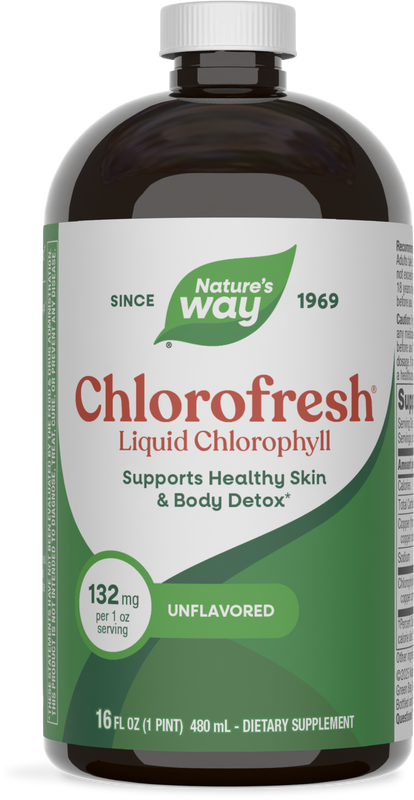 Nature's Way® | Chlorofresh Liquid Chlorophyll, 16 fl oz (480 ml), Unflavored