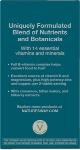 Nature's Way® | Blood Sugar Manager Tablets - left side of pack