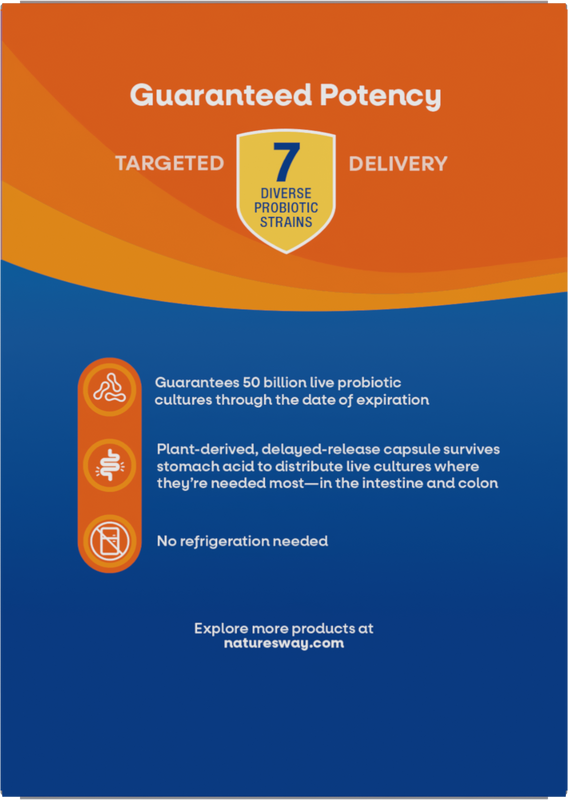 Nature's Way® | Fortify Optima Advanced Care Probiotic - back of pack
