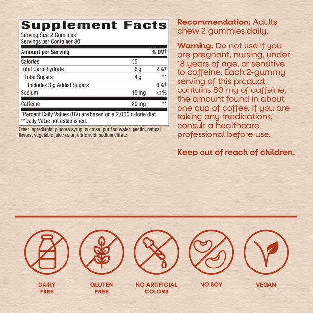 Nature's Way® | Caffeine Gummy