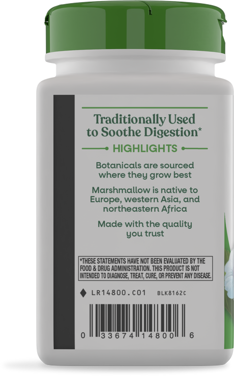 Nature's Way® | Marshmallow Root - left side of pack