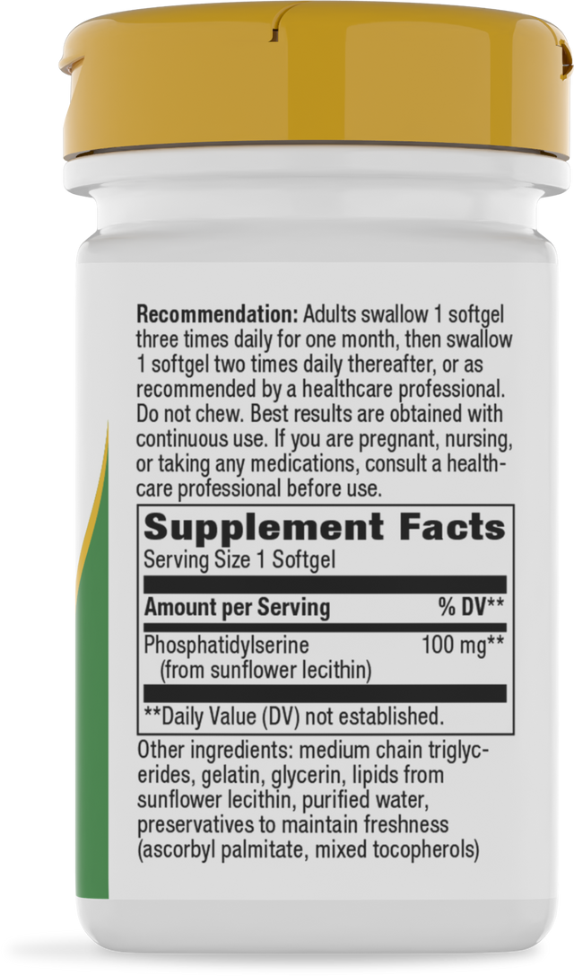 Nature's Way® | Phosphatidylserine - right side of pack