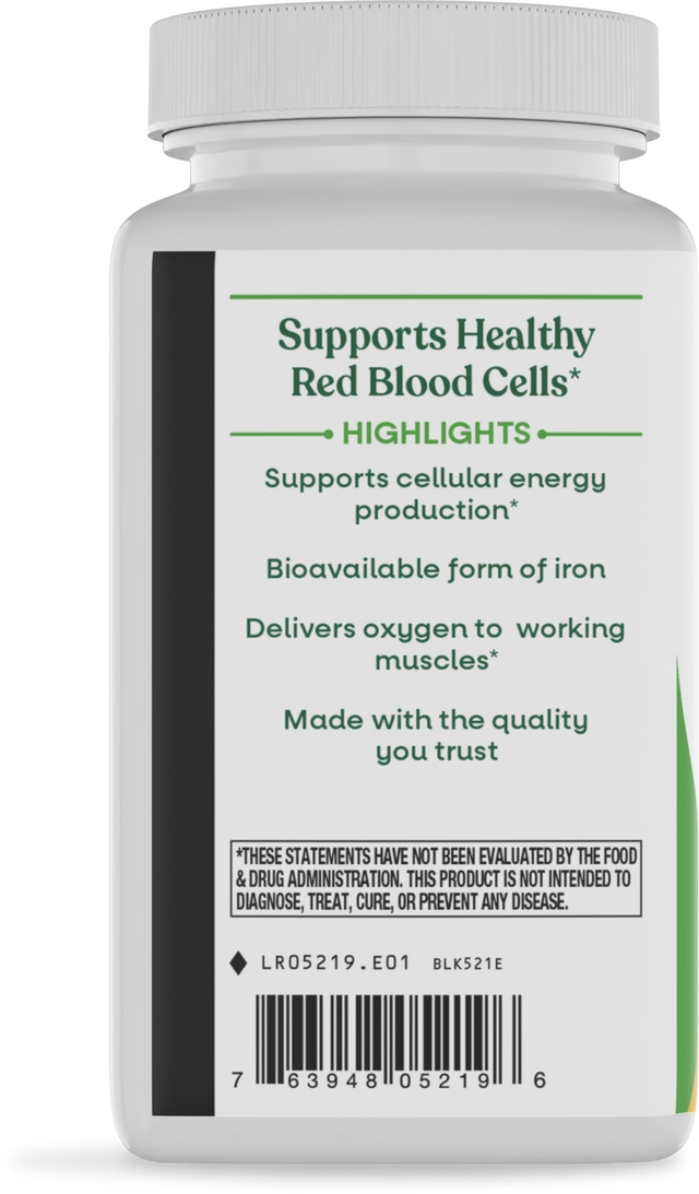 Nature's Way® | Energizing Iron - left side of pack