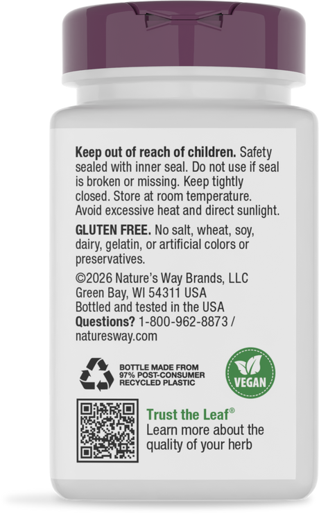 Nature's Way® | Turmeric Premium Extract - back of pack