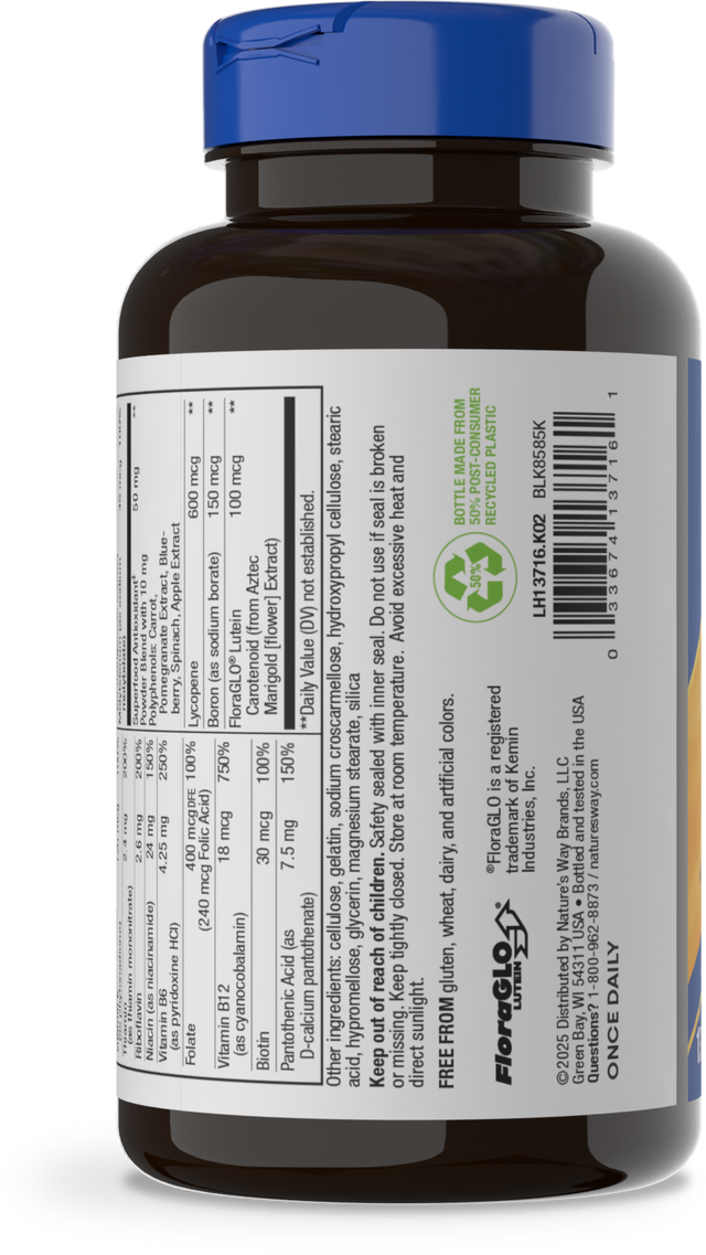 Nature's Way® | Alive! Men's Complete Multivitamin - left side of pack