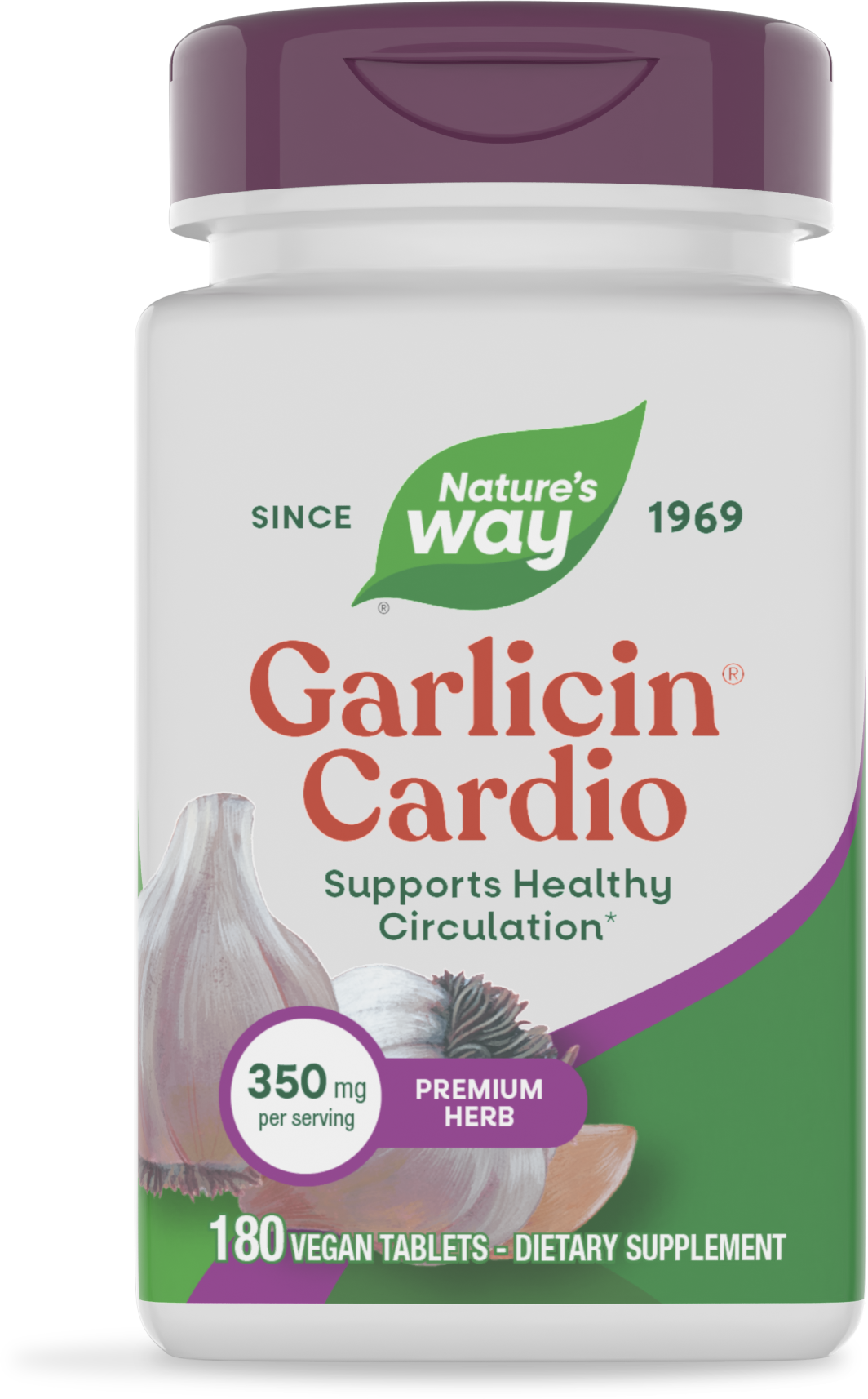 Nature's Way® | Garlicin Cardio, 180 tablets