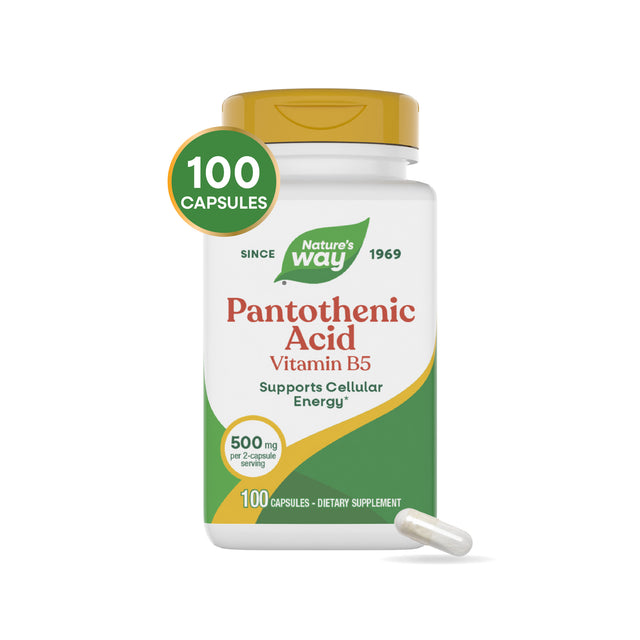 Nature's Way® | Pantothenic Acid Vitamin B5
