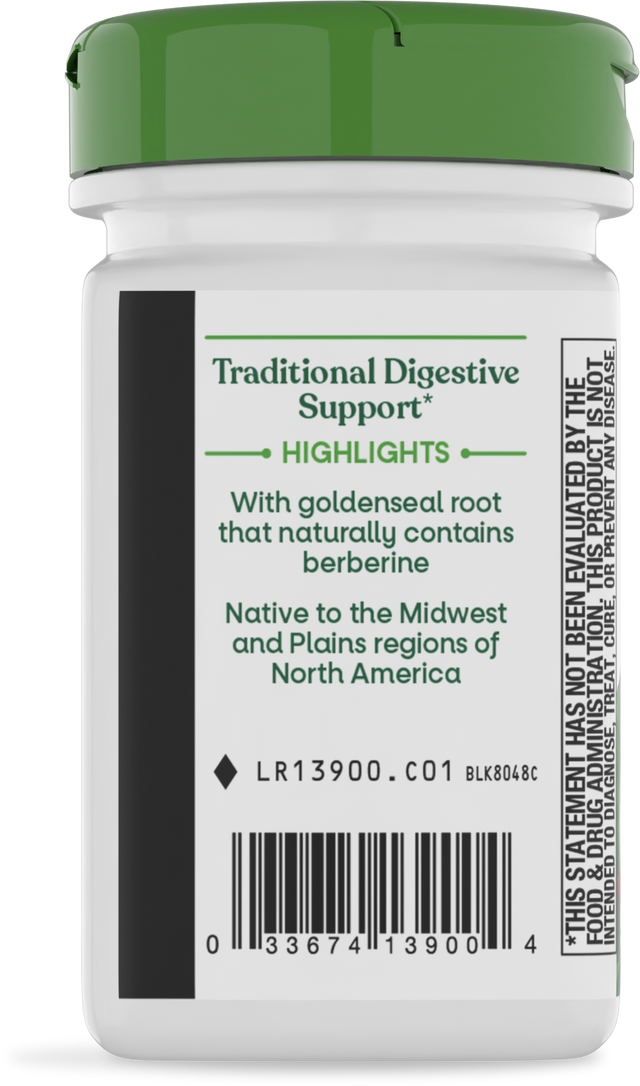 Nature's Way® | Goldenseal Root - left side of pack
