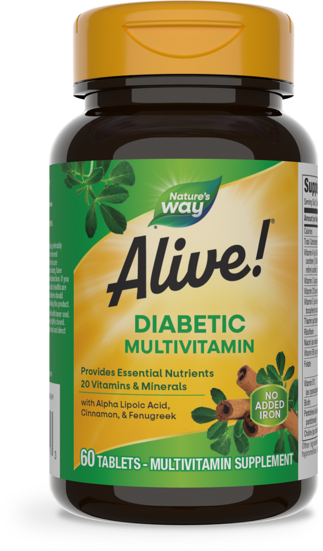 Nature's Way® | Alive! Diabetic Multivitamin, 60 tablets