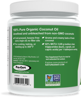 Nature's Way® | Organic Extra Virgin Coconut Oil - left side of pack