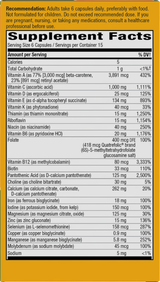 Nature's Way® | Alive! Max6 Potency Adult Complete Multivitamin - right side of pack