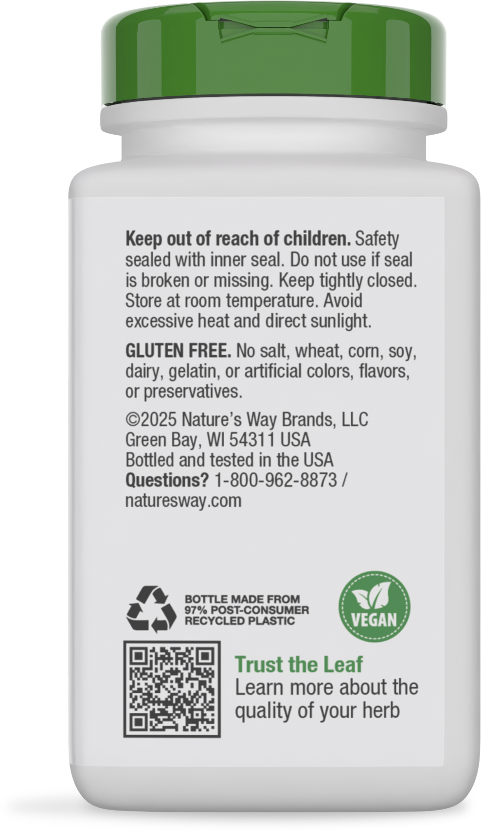 Nature's Way® | Licorice Root - back of pack