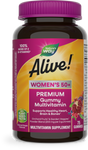 Nature's Way® | Alive! Premium Women's 50+ Gummy Multivitamin, 75 gummies, Cherry & Grape