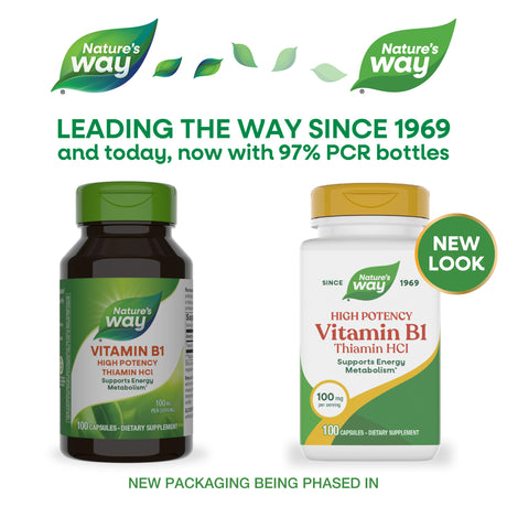 Nature's Way® | Vitamin B1 High Potency Thiamin HCl