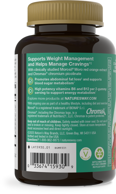 <{%360IMAGE2_15930%}>Nature's Way® | Weight Manager Gummy - left side of pack