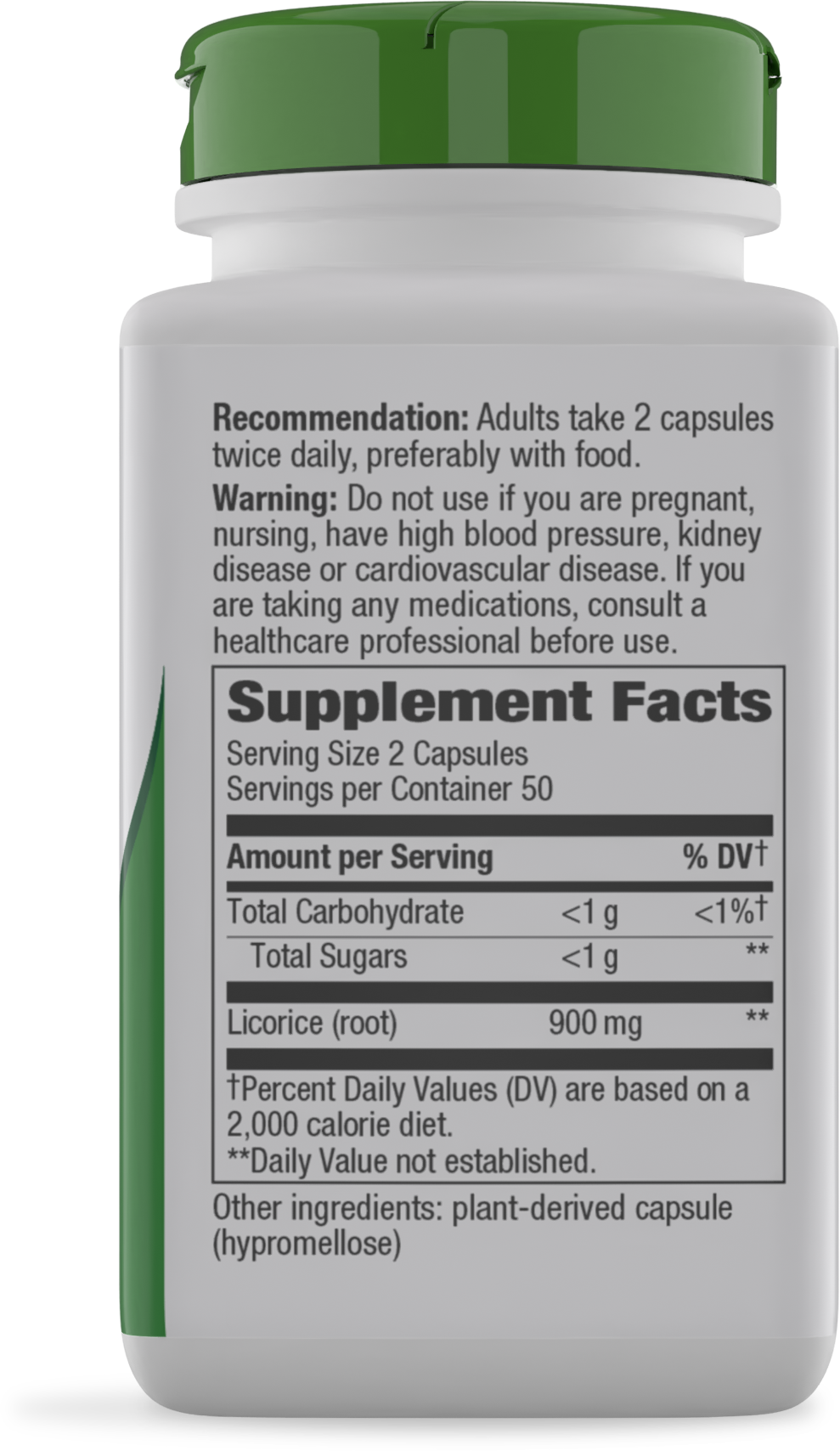 Nature's Way® | Licorice Root - right side of pack