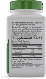 Nature's Way® | Licorice Root - right side of pack