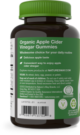 Nature's Way® | Organic Apple Cider Vinegar Gummies - left side of pack